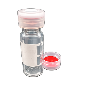2 mL Sample Vial, 100/Pack with Cap